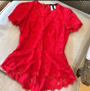 BCBG lace top 00
